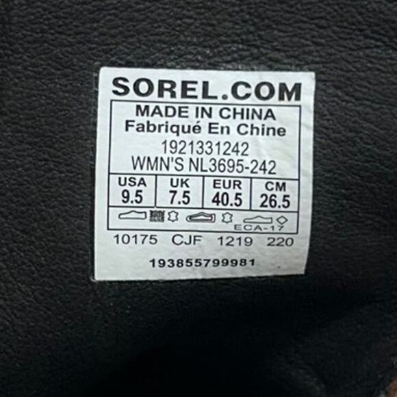 Sorel Blake Lace Boots Tan/Gray, Size 9.5, NWT - Picture 8 of 9